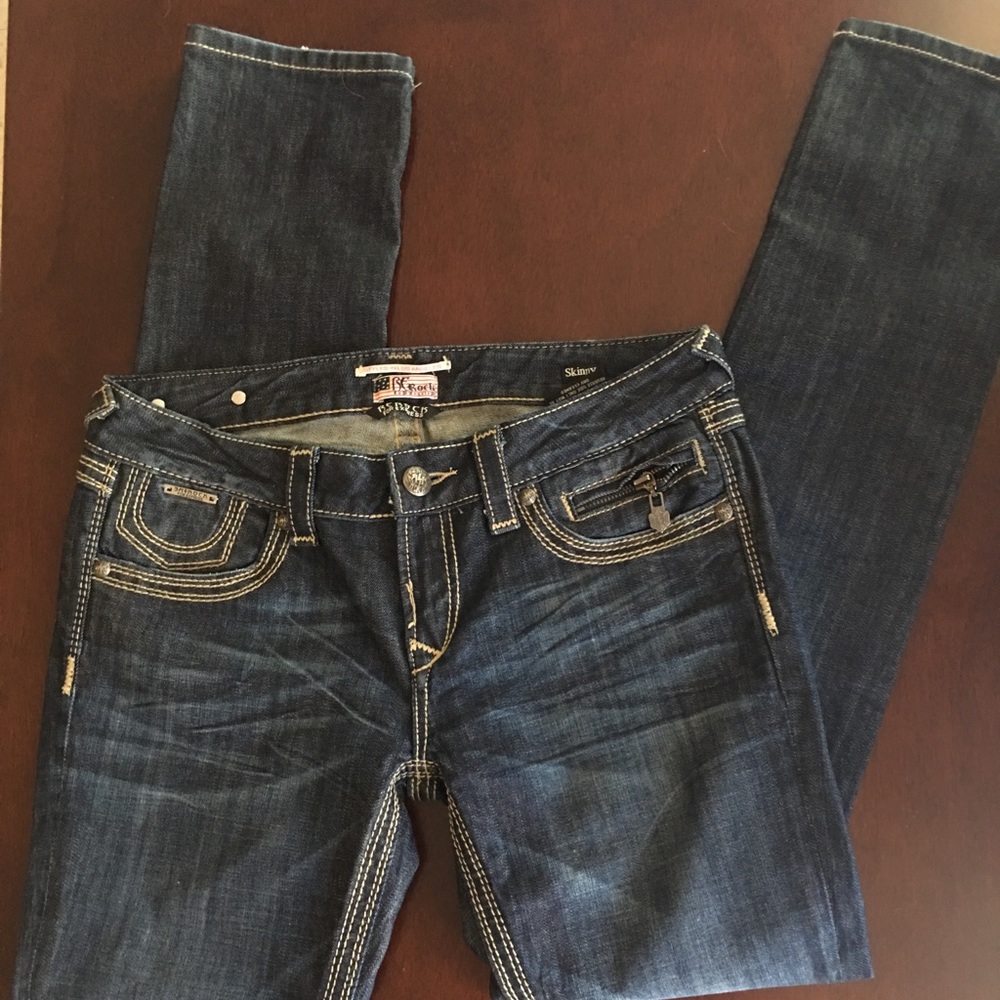 Rerock for Express dark skinny jeans size 8